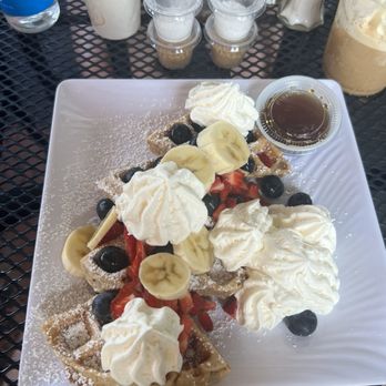 Coffee at the View - Fruit Waffles - Breakfast & Brunch Near Me - Río Grande, Puerto Rico Coffee at the View - Fruit Waffles - Breakfast & Brunch Near Me - Río Grande, Puerto Rico