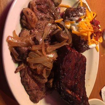 Texas Roadhouse - Ribeye with onion and mushroom and ribs - Steakhouses Near Me - California, Maryland Texas Roadhouse - Ribeye with onion and mushroom and ribs - Steakhouses Near Me - California, Maryland