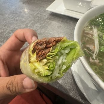 Pho & Beyond - Charbroiled Beef Roll - B Nng Cun Let me tell you can get a chicken version or pork one too! The lady went with this number 1 pick. - Vietnamese Near Me - Las Vegas, Nevada Pho & Beyond - Charbroiled Beef Roll - B Nng Cun Let me tell you can get a chicken version or pork one too! The lady went with this number 1 pick. - Vietnamese Near Me - Las Vegas, Nevada