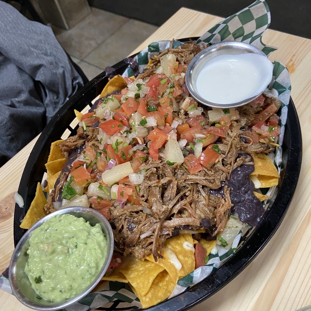 Smokin' Barrels Cocina Latina - Nachos with birria - Mexican Near Me - Edmonton, Alberta
