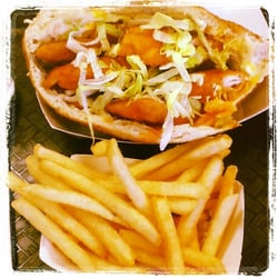 Pete 'n Paul Pockets - Chicken finger pita & fries!