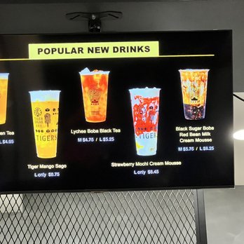 Tiger Sugar - Most popular drinks - Bubble Tea Near Me - Los Angeles, California Tiger Sugar - Most popular drinks - Bubble Tea Near Me - Los Angeles, California