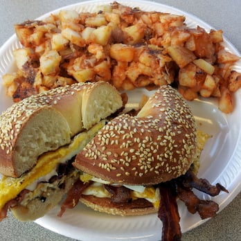 Bagel Cafe - Number 1 Bacon, Egg, and Cheese - Bagels Near Me - Manchester, New Hampshire Bagel Cafe - Number 1 Bacon, Egg, and Cheese - Bagels Near Me - Manchester, New Hampshire