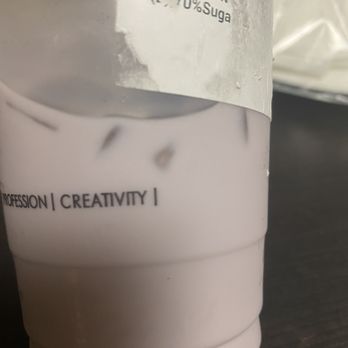 Ding Tea - Suwanee - This is the Taro Milk Tea I got, not a piece of real taro, all made from fake powder! - Bubble Tea Near Me - Suwanee, Georgia