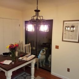 New light fixture installed