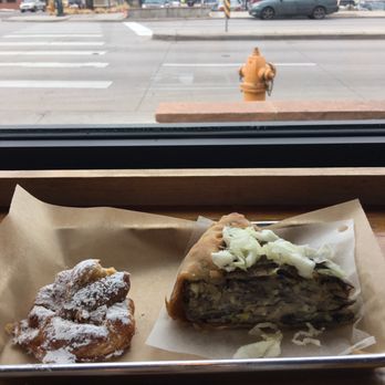 Maria Empanada - Dulce de leche mini croissant and special mushroom torta - Latin American Near Me - Denver, Colorado