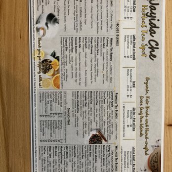 Jayida Ché Tea Spot - Menu - Coffee & Tea Near Me - Atlanta, Georgia Jayida Ché Tea Spot - Menu - Coffee & Tea Near Me - Atlanta, Georgia