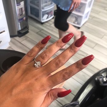Diva's Nails - Big apple red opi color nails by Mia - Nail Salons Near Me - Burbank, California Diva's Nails - Big apple red opi color nails by Mia - Nail Salons Near Me - Burbank, California