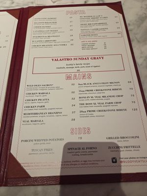 Menu photo 8 Buddy V's Ristorante Las Vegas, NV