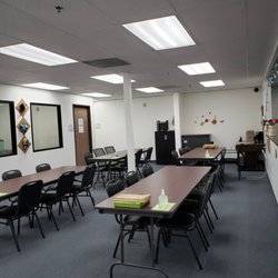 Angeles Del Sol ADHC - Activity area with various games to play: chess, Chinese checkers, etc.
