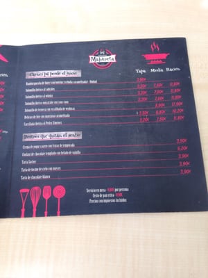 Menu photo 3 Taberna Mahareta Seville, SE