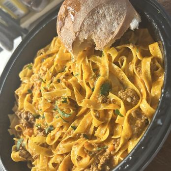 Rocco's - Delicious Creamy Fettuccine Bolognese! Absolutely Devine! - Wine Bars Near Me - Towson, Maryland Rocco's - Delicious Creamy Fettuccine Bolognese! Absolutely Devine! - Wine Bars Near Me - Towson, Maryland