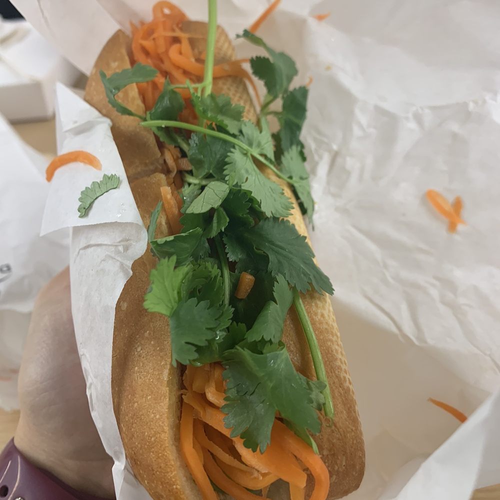 Banh Mi King - Doesn't look like they have much meat, but they actually have plenty. Roasted Pork Banh Mi - Vietnamese Near Me - San Francisco, California Banh Mi King - Doesn't look like they have much meat, but they actually have plenty. Roasted Pork Banh Mi - Vietnamese Near Me - San Francisco, California