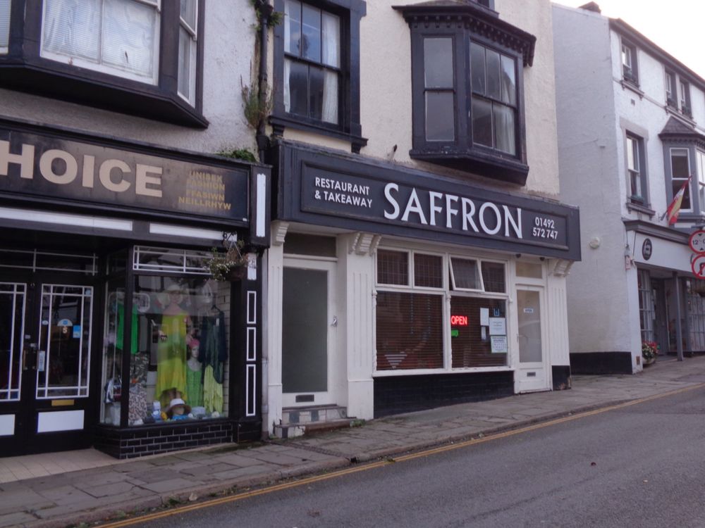 SAFFRON 6 Lancaster Square, Conwy, United Kingdom Indian