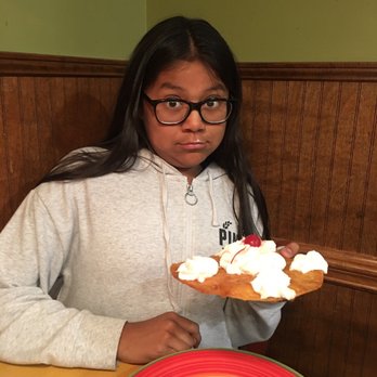 Bronco Mexican Restaurant - My daughter enjoying her sopapilla. - Mexican Near Me - Gaffney, South Carolina Bronco Mexican Restaurant - My daughter enjoying her sopapilla. - Mexican Near Me - Gaffney, South Carolina