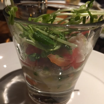 Leña Brava - LEÑA ceviche - albacore, lime, ginger, tomatoes, olives, chile and cilantro - Seafood Near Me - Chicago, Illinois