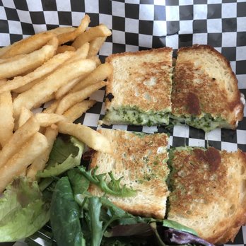 All Square - Basil Pesto with Fries - American Near Me - Minneapolis, Minnesota