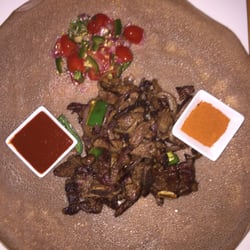 Abugida Ethiopian Cuisine And Cafe - Tabor tibs!