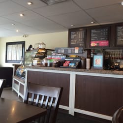 Second Cup - Expansive counter. Always a bit cluttered looking.