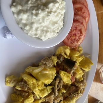 Beverliz Cafe - a plate of food with a bowl of yogurt - American Near Me - Beverly Hills, California