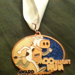 Davis Moonlight Race - Age group medal