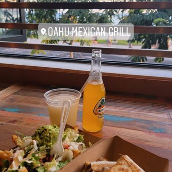 Oahu Mexican Grill - Carne asada fries, braised beef quesadilla, jarittos cola and lime margarita. - Tex-Mex Near Me - Honolulu, Hawaii Oahu Mexican Grill - Carne asada fries, braised beef quesadilla, jarittos cola and lime margarita. - Tex-Mex Near Me - Honolulu, Hawaii