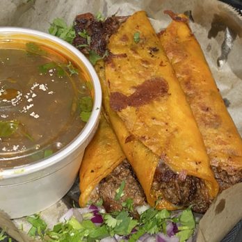 Takos - 3 Doraditos combo - Birria - Tacos Near Me - Bellflower, California