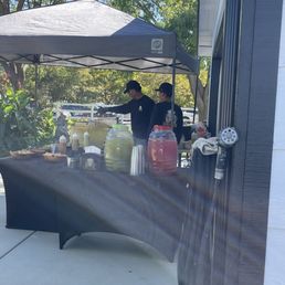 Cooking and getting ready for the guests