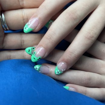 Angel Nails & Spa - Froggy nails - Nail Salons Near Me - Meridian, Idaho