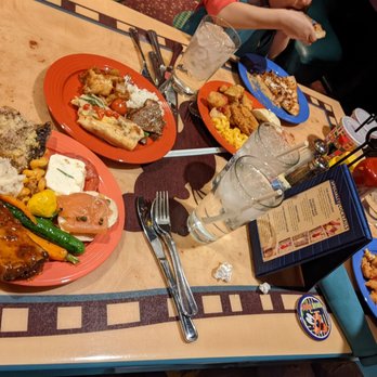 Goofy's Kitchen - Little bit of everything for dinner, not including dessert and items from the carving station - American Near Me - Anaheim, California