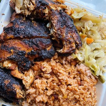 Island Vibes Restaurant - Jerk chicken, rice and cabbage - Caribbean Near Me - Columbus, Ohio Island Vibes Restaurant - Jerk chicken, rice and cabbage - Caribbean Near Me - Columbus, Ohio