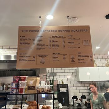 The Press Espresso  - Menu - Bakeries Near Me - Temecula, California