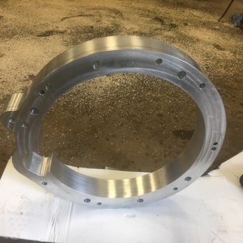 Rowdy Performance and Machine - Billet bell housing adapter for a Ford sled pulling truck - Metal Fabricators Near Me - Pueblo, Colorado Rowdy Performance and Machine - Billet bell housing adapter for a Ford sled pulling truck - Metal Fabricators Near Me - Pueblo, Colorado