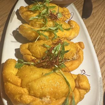 CHICA - Birria empanadas comes with three ordered an extra one very small portion - Latin American Near Me - Las Vegas, Nevada CHICA - Birria empanadas comes with three ordered an extra one very small portion - Latin American Near Me - Las Vegas, Nevada