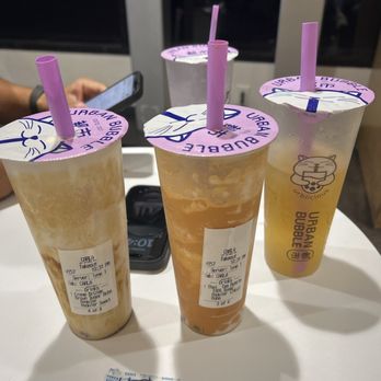 Urban Bubble - Creme Brulee Brown Sugar Boba, Thai Tea bubble, Taro Sago and Lychee Refresher - Bubble Tea Near Me - San Diego, California Urban Bubble - Creme Brulee Brown Sugar Boba, Thai Tea bubble, Taro Sago and Lychee Refresher - Bubble Tea Near Me - San Diego, California