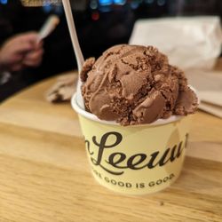 Van Leeuwen Ice Cream - Astoria - Chocolate on top, Earl Gray on the bottom...