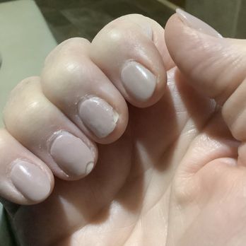 Valley Nails & Spa - Right hand - 1 week! I did put crazy glue on middle finger to keep it from popping off. - Nail Salons Near Me - Solvang, California Valley Nails & Spa - Right hand - 1 week! I did put crazy glue on middle finger to keep it from popping off. - Nail Salons Near Me - Solvang, California