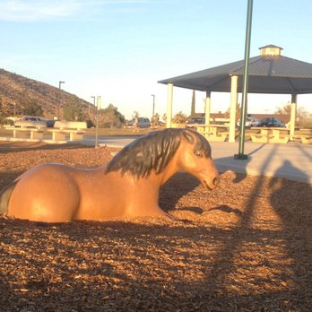 Essig Park - Horse statute - Dog Parks Near Me - Yucca Valley, California
