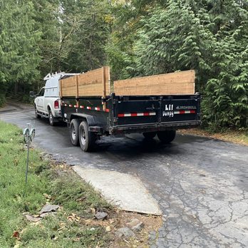 County Line Construction - Truck and dump bed trailer. - Masonry/Concrete Near Me