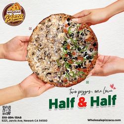 Wholesale Pizza - Half n half pizza