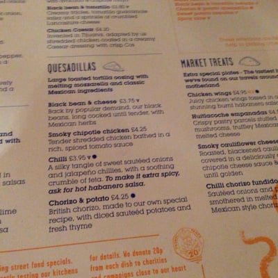 Menu photo 6 Wahaca London, XGL