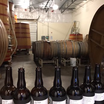 de Garde Brewing - Shoutout to the group of guys who drank all this! So jealous!! :) - Breweries Near Me - Tillamook, Oregon