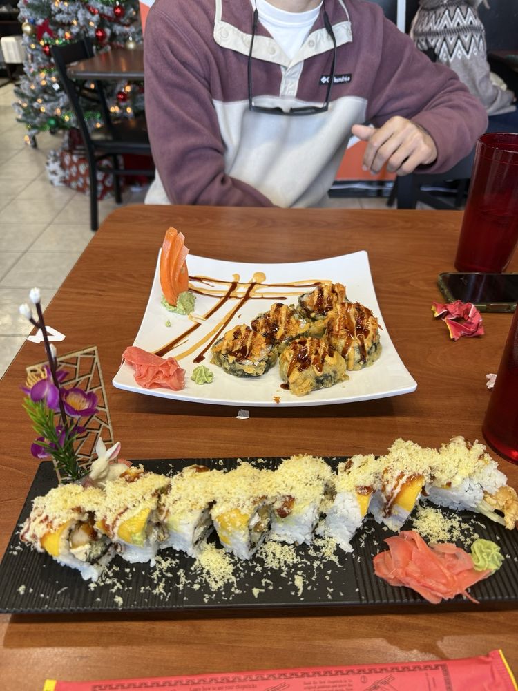 Food from Kazoku Hibachi & Sushi