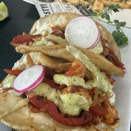 Melted shrimp tacos Melted shrimp tacos