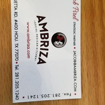 Ambriza - Mexican Near Me - Houston, Texas