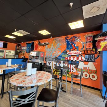 The Crazy Coop - Inside of The Crazy Coop and the cool mural - Chicken Wings Near Me - Memphis, Tennessee The Crazy Coop - Inside of The Crazy Coop and the cool mural - Chicken Wings Near Me - Memphis, Tennessee