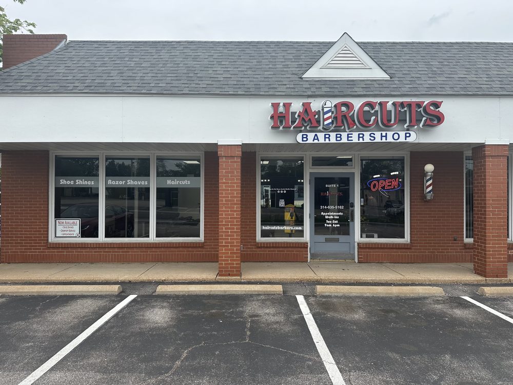 Haircuts Barbershop Logo