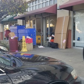 Goodwill Store & Donation Center - The entrance overflowing with donations. - Thrift Stores Near Me - Brentwood, California