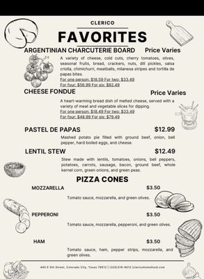 Menu photo 6 Clerico’s Colorado City, TX Menu photo 6 Clerico’s Colorado City, TX