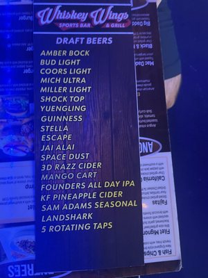 Menu photo 4 Whiskey Wings Oldsmar, FL